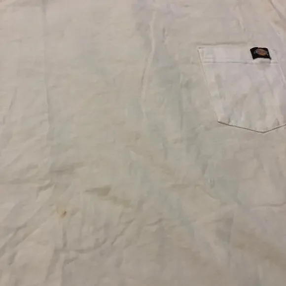Clean White Dickies Pocket Tee (XL) - Picture 4 of 5
